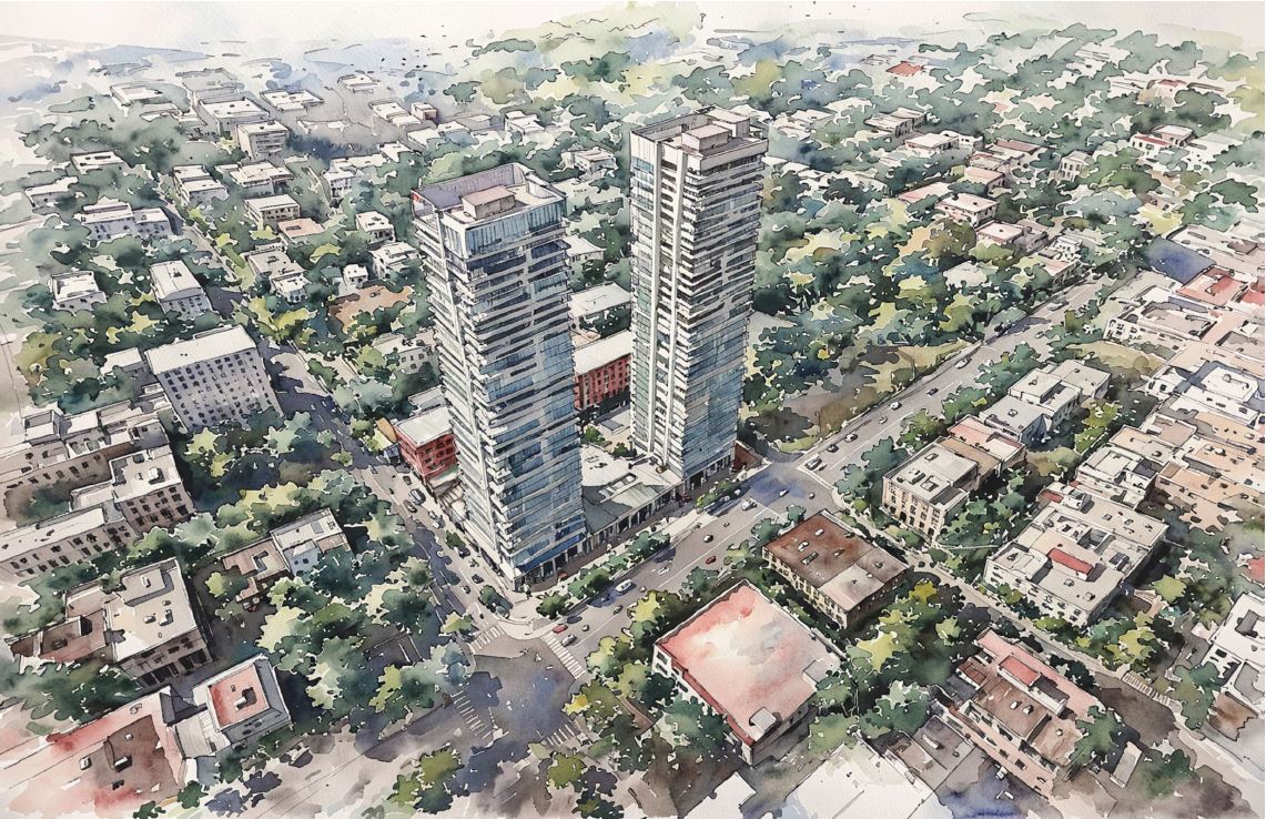 Illustration of 140 Sixth Street (Royal Towers)