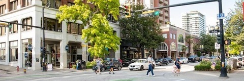 Photo of the Begbie Street and Columbia Street intersection